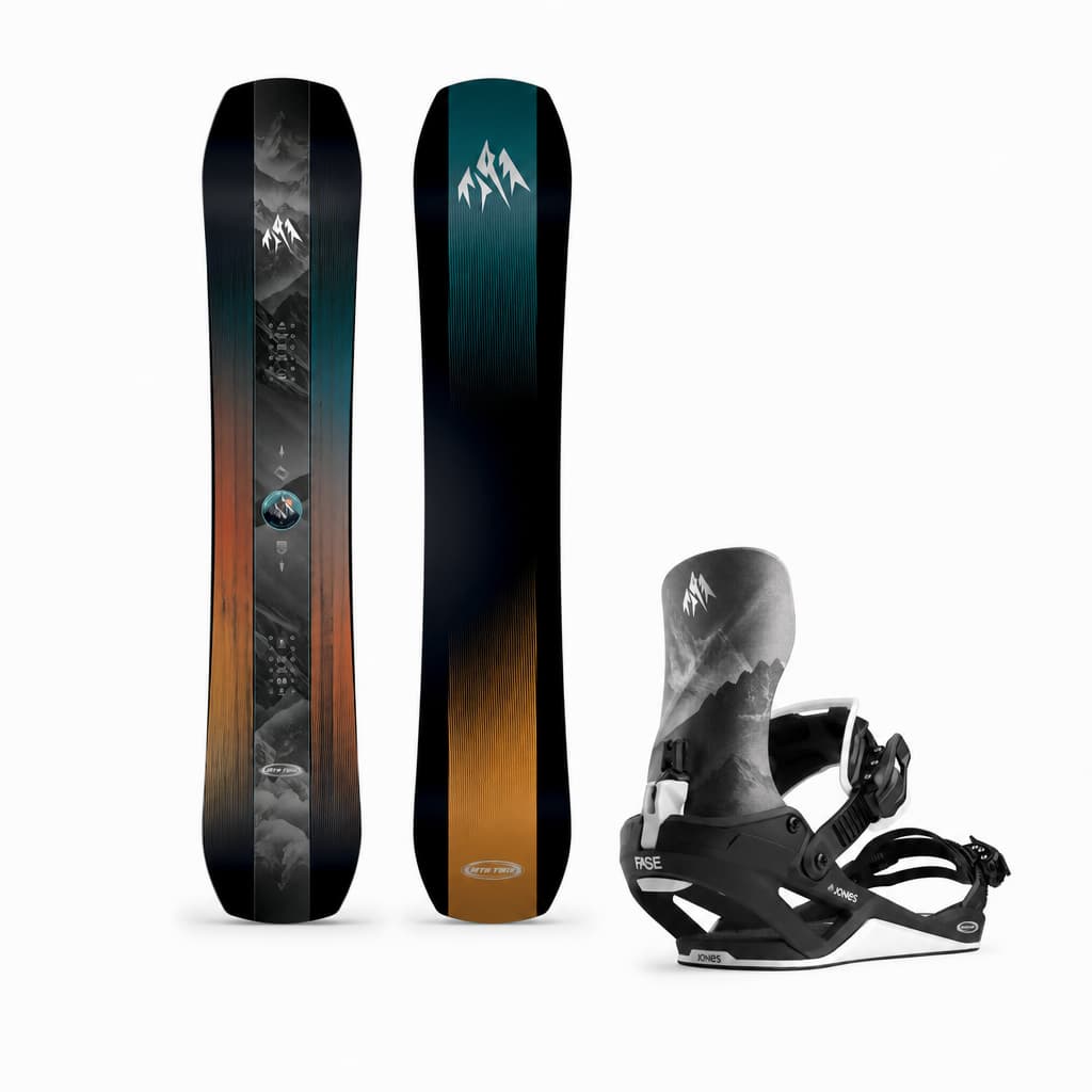 SET | Jones Men's Mountain Twin 2027 + Jones Mercury FASE® 2027 - MTN Black Silver