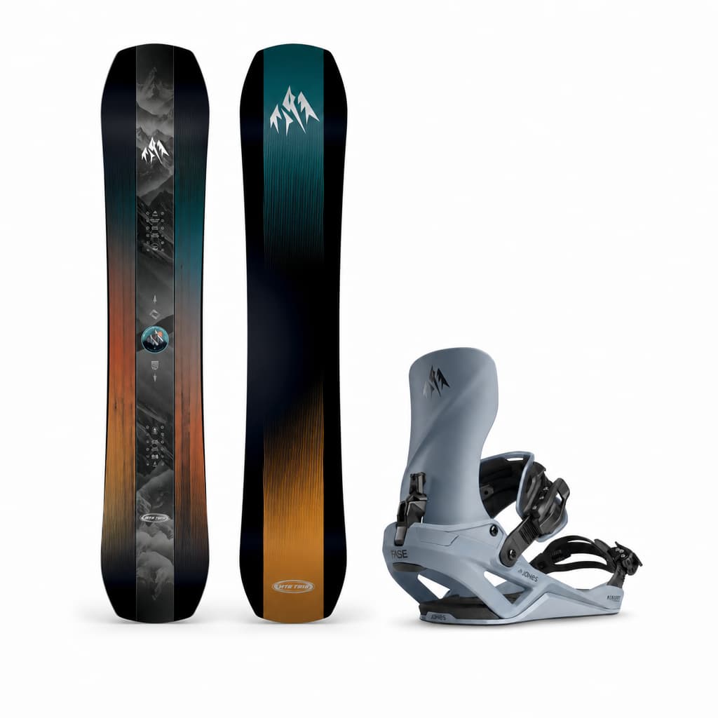 SET | Jones Men's Mountain Twin 2027 + Jones Mercury FASE® 2027 - Polar Blue